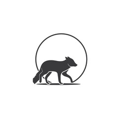 Fox vector illustration icon