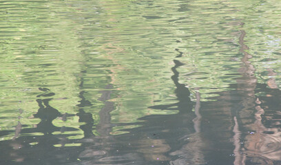 Abstraction of water with ripples