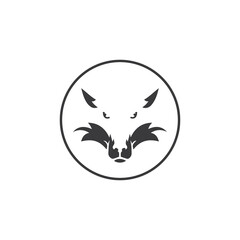 Fox vector illustration icon