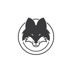 Fox vector illustration icon