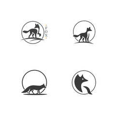 Fox vector illustration icon