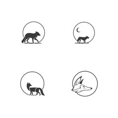 Fox vector illustration icon