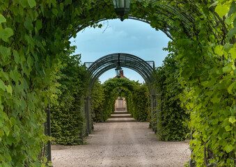 Historic Rundāle Palace one of the two major baroque palaces built for the Dukes of Courland in what is now Latvia