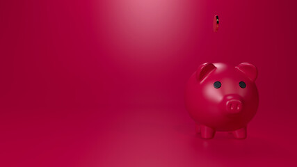 Empty podium or pedestal display on white background with stand concept. Blank product shelf standing backdrop. 3D rendering