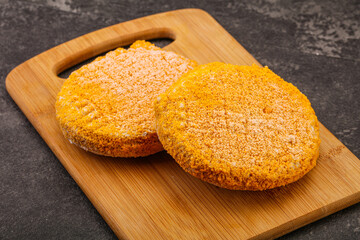 Raw chicken cutlet for roast