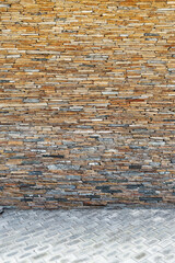Wall built of natural stone. Can be used as background. Great background or texture.
