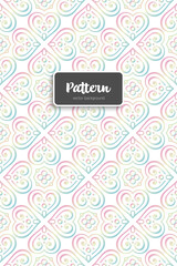 Ornate floral seamless texture, endless pattern