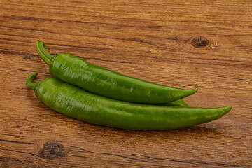 Ripe tasty spicy green pepper