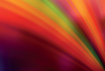 Dark Orange vector blurred bright pattern.