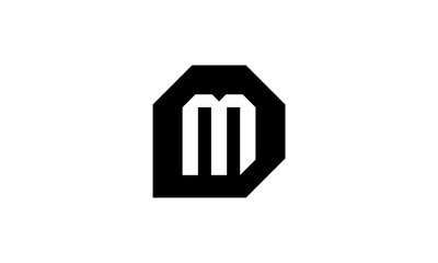 m, m logo, icon, symbol, pentagon, black, m logo design, sign