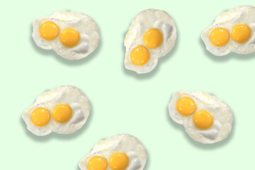uova occhio di bue colazione cucinare chef cucina uovo tuorlo uova a colazione mangiare cibo proteine colesterolo 