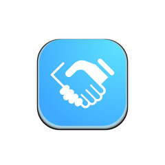 Hand Shake -  Button