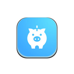 Piggy-Bank -  Button