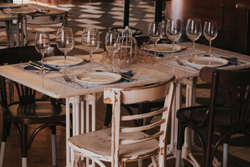 montaje de mesa almuerzo cena boda 