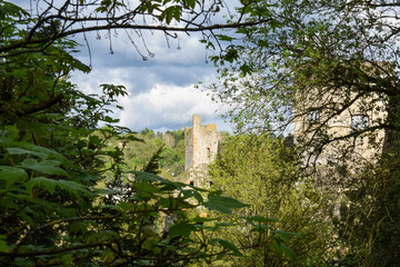 Photo of a fragment of the destroyed fortress wall