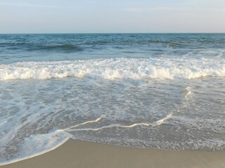 waves on the beach