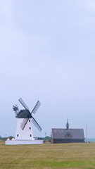 windmill on a blue sky