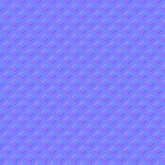 Seamless fishnet pattern normal map