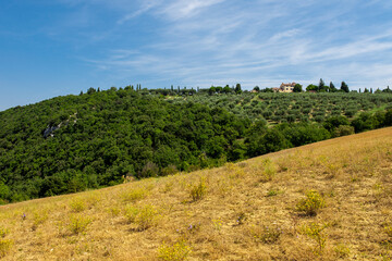 Rural landscapes of beautiful Tuscany, Italy