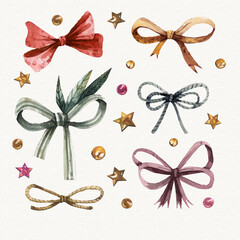 Retro christmas ribbon pack - 368327110