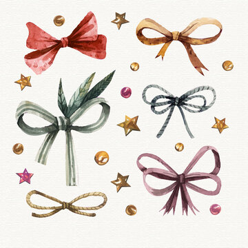 Retro Christmas Ribbon Pack