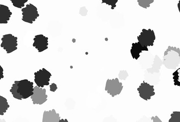 Light Gray vector pattern with random forms.