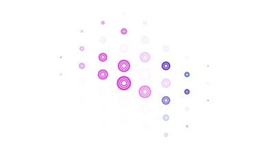 Light Pink, Blue vector backdrop with dots.