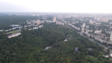 aerial view of the city of Kiev Kyiv