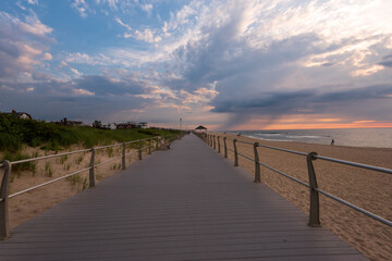 Fototapeta premium Early Morning on the Boardwalk