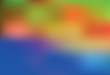 Light Blue, Yellow vector blurred pattern.