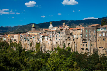 Sant'Agata de' Goti is a comune and former Catholic bishopric in the Province of Benevento in the Italian region Campania, located about 35 km northeast of Naples. - obrazy, fototapety, plakaty