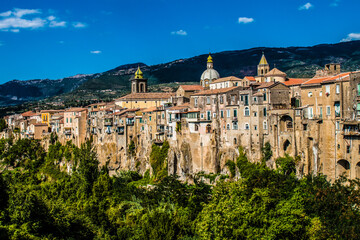Sant'Agata de' Goti is a comune and former Catholic bishopric in the Province of Benevento in the Italian region Campania, located about 35 km northeast of Naples. - obrazy, fototapety, plakaty
