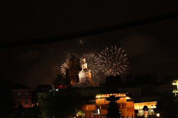 Fireworks in Moscow