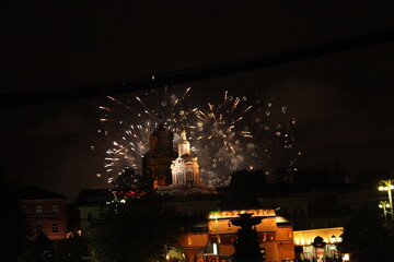 Fireworks in Moscow