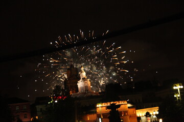 Fireworks in Moscow