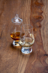Scotch single malt and blended whisky tasting on distillery in Scotland