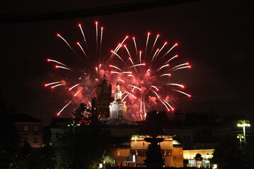 Fireworks in Moscow