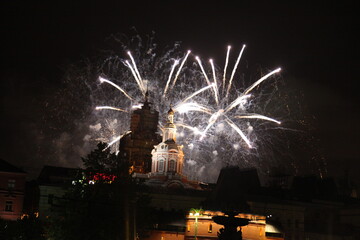 Fireworks in Moscow