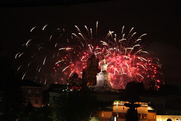 Fireworks in Moscow
