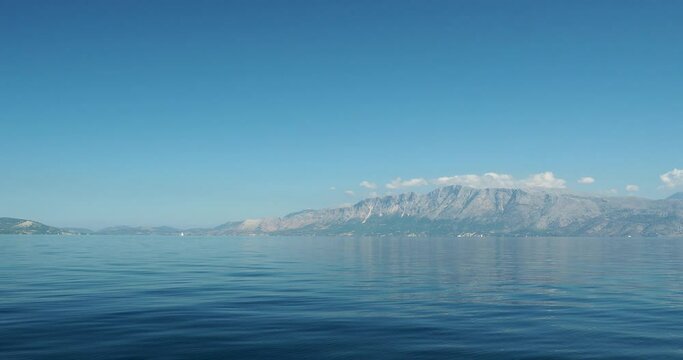 Sailing the Ionian sea in Greece