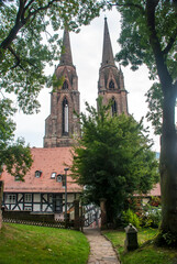St. Elizabeth's Church photographed in Marburg, Germany. Picture made in 2009.