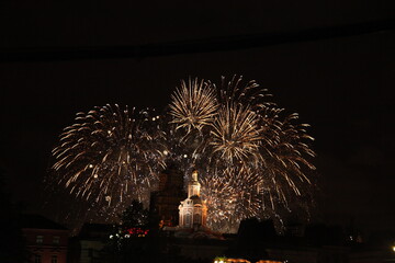 Fireworks in Moscow