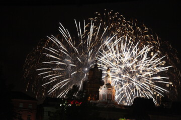 Fireworks in Moscow
