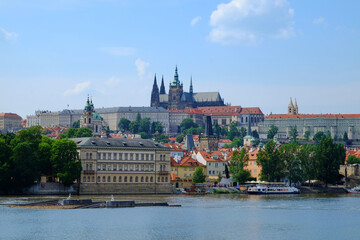 Beautiful view of Prague. European city. The capital of The Czech Republic