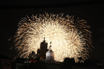 Fireworks in Moscow