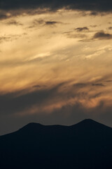 Obraz premium sunrise over the mountains