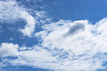 Fototapeta premium landscape of blue sky and clouds background 