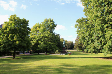 Fototapeta premium Schlossgarten in Kiel