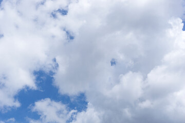 landscape of blue sky and clouds background 