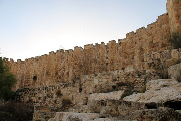 Fototapeta premium the wall of old jerusalem